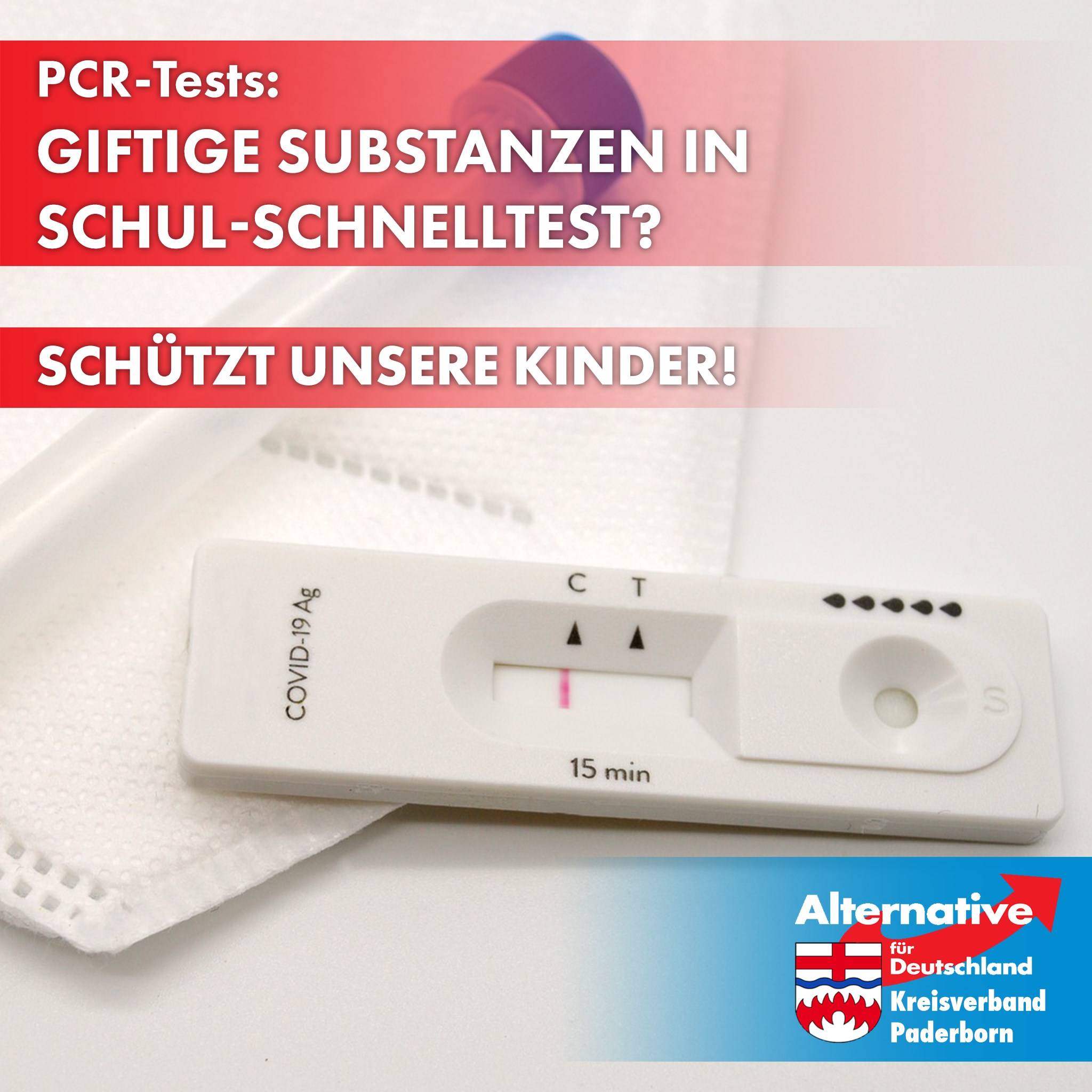Read more about the article Giftige Substanzen in Schul-Schnelltest in Hamburg?