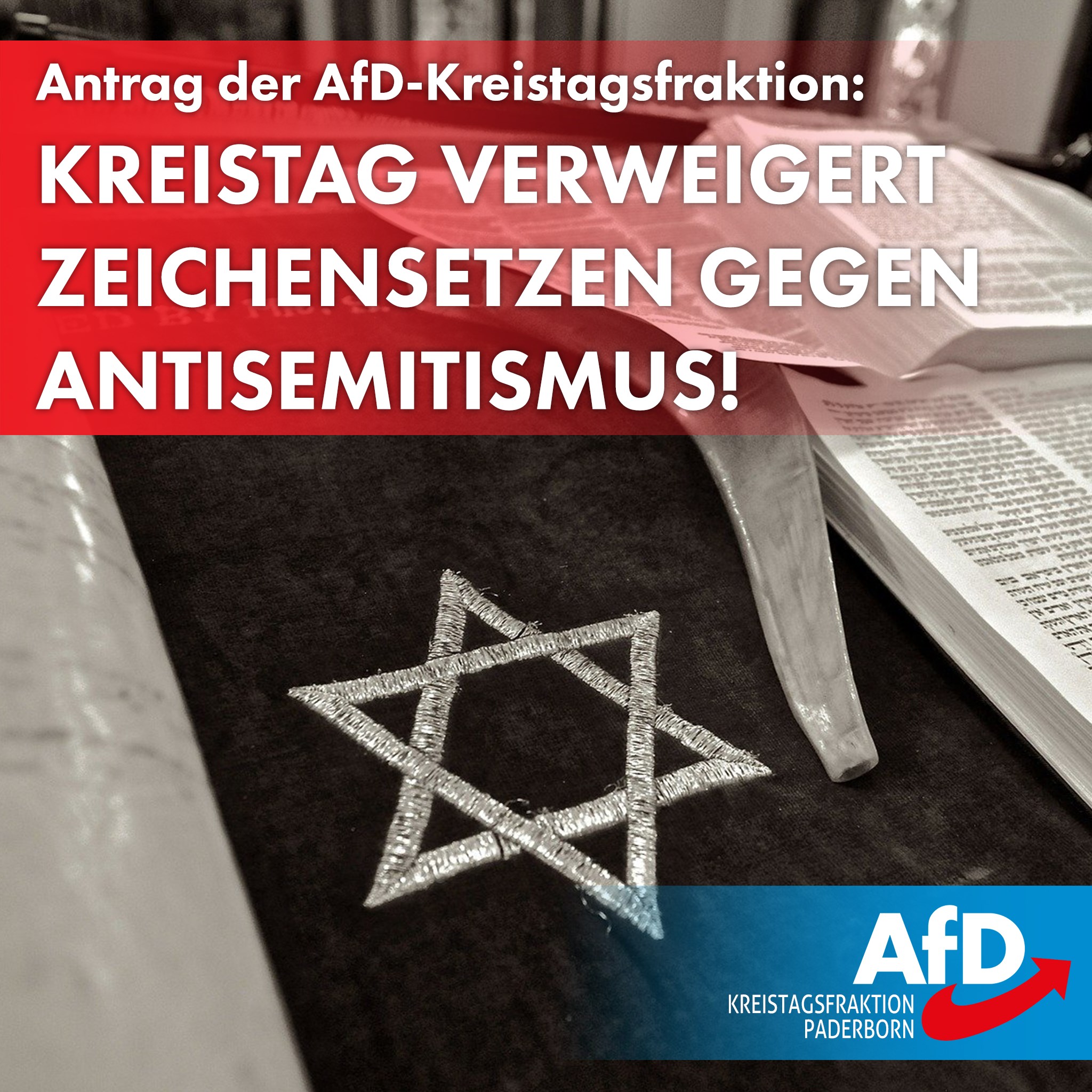 Read more about the article Kreistag verweigert Zeichensetzen gegen Antisemitismus