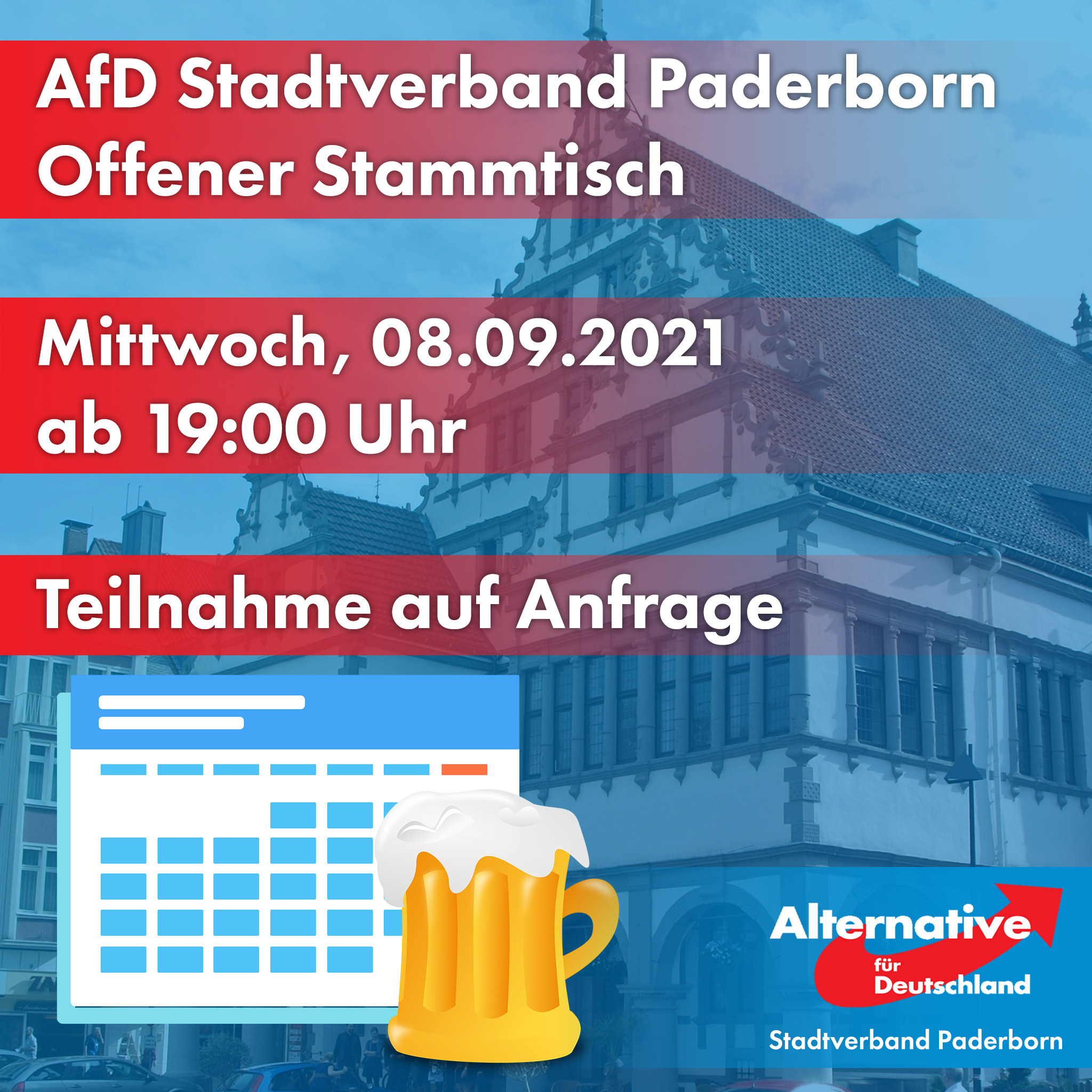 Read more about the article Stammtisch September 2021 AfD Stadtverband PB
