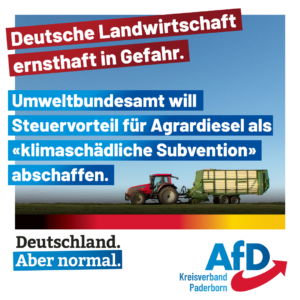 Read more about the article Treibstoffpreise: Auch Paderborner Landwirtschaft bedroht