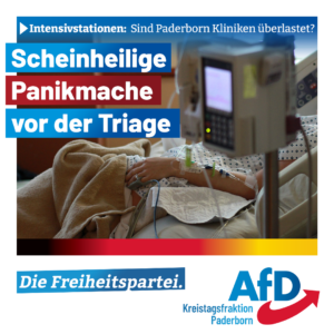 Read more about the article Scheinheilige Panikmache vor der Triage