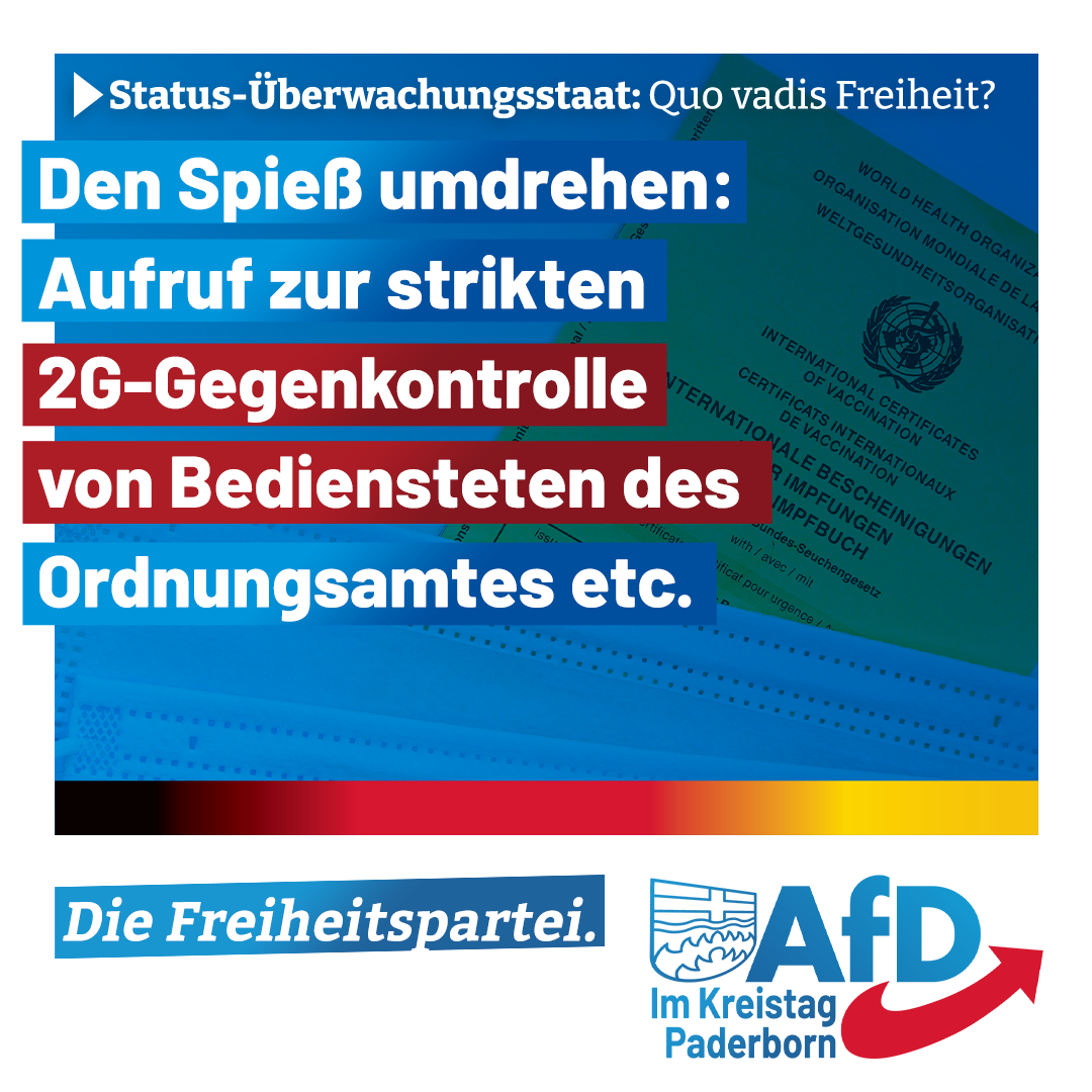 Read more about the article 2G-Gegenkontrolle von Bediensteten des  Ordnungsamtes