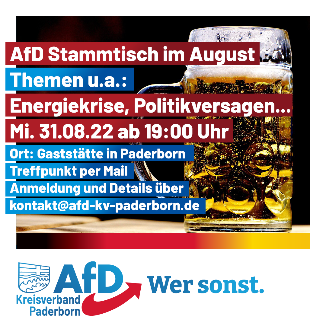 Read more about the article Stammtisch August 2022