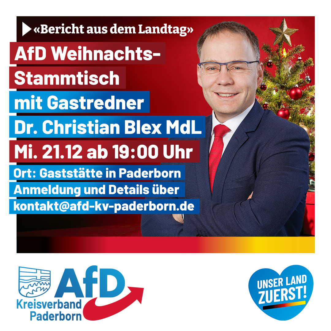 You are currently viewing AfD Stammtisch Dezember 21.12.22
