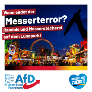 Read more about the article Randale und Messerstecherei auf dem Lunapark!