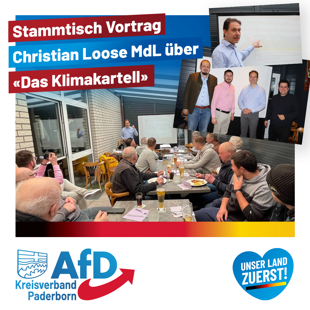 You are currently viewing Rückblick Stammtisch April Christian Loose MdL