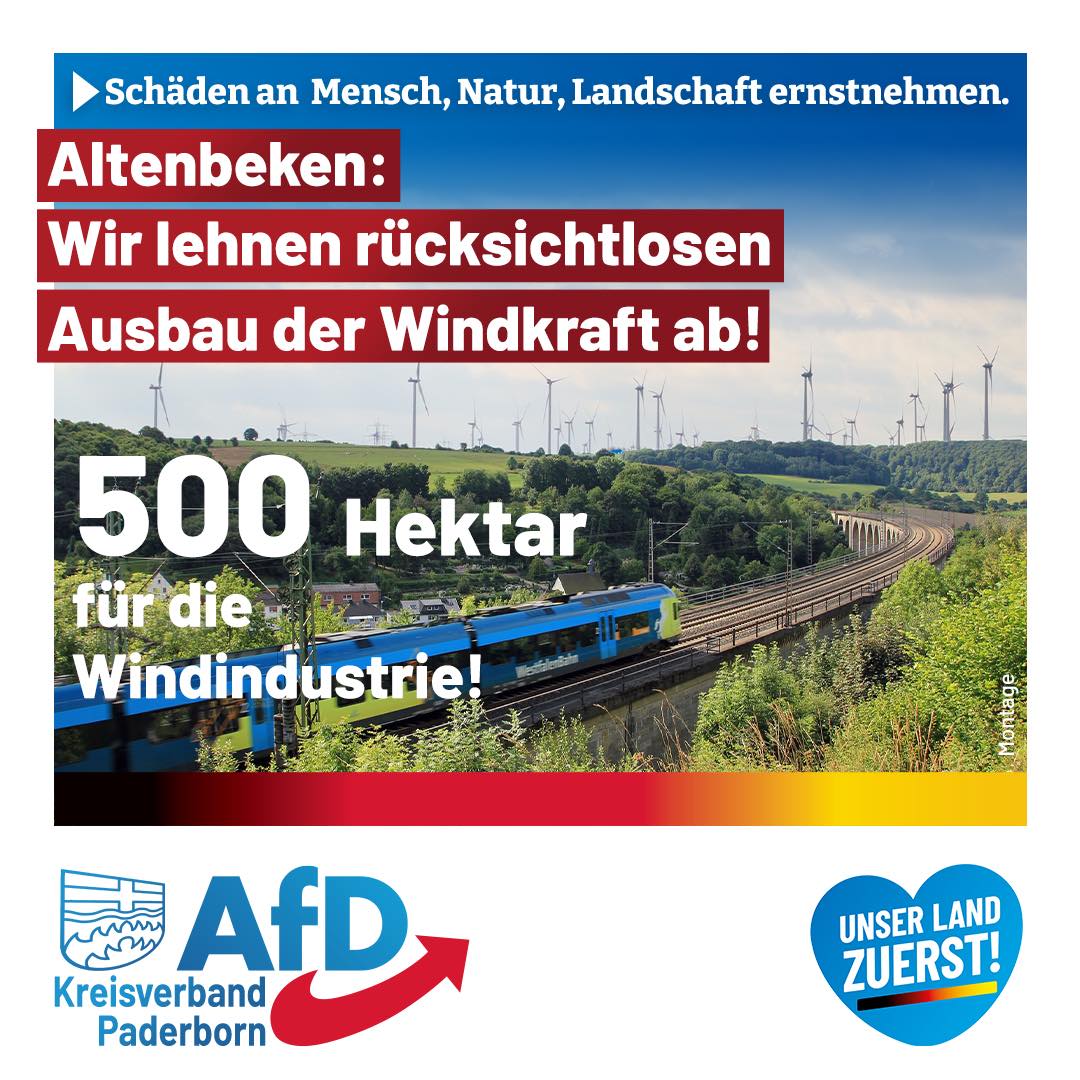 Read more about the article Altenbeken: Wir lehnen Windkraftausbau ab!