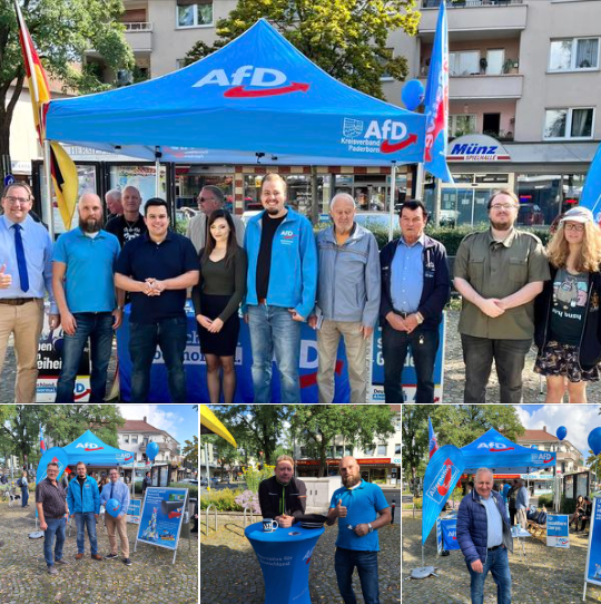 Read more about the article AfD-Infostand 30.09 in Schloss Neuhaus