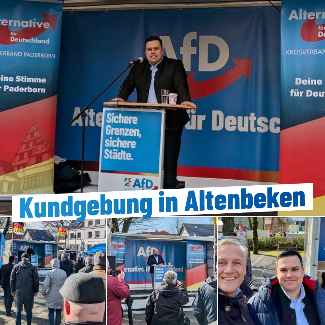 Read more about the article Kundgebung in Altenbeken (Rückblick)
