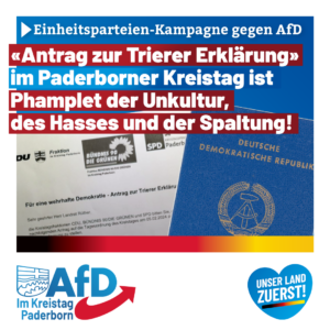 Read more about the article Statement zur Trierer Erklärung
