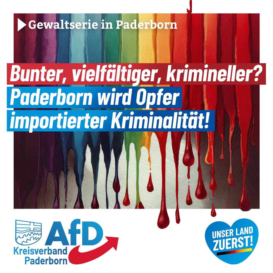 You are currently viewing Bunter, vielfältiger, krimineller… Paderborn wird Opfer importierter Kriminalität