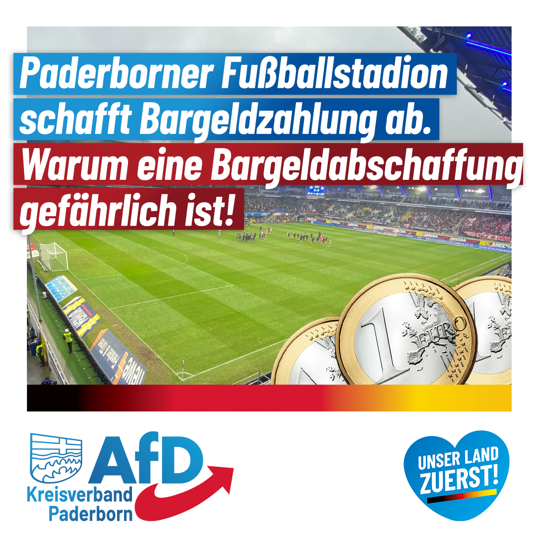 Du betrachtest gerade Bargeldabschaffung in Paderborner Stadion