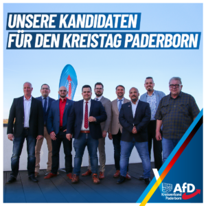 Mehr über den Artikel erfahren AfD-Kandidaten für den Kreistag Paderborn
