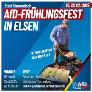 Mehr über den Artikel erfahren Frühlingsfest am 28.05. statt Stammtisch