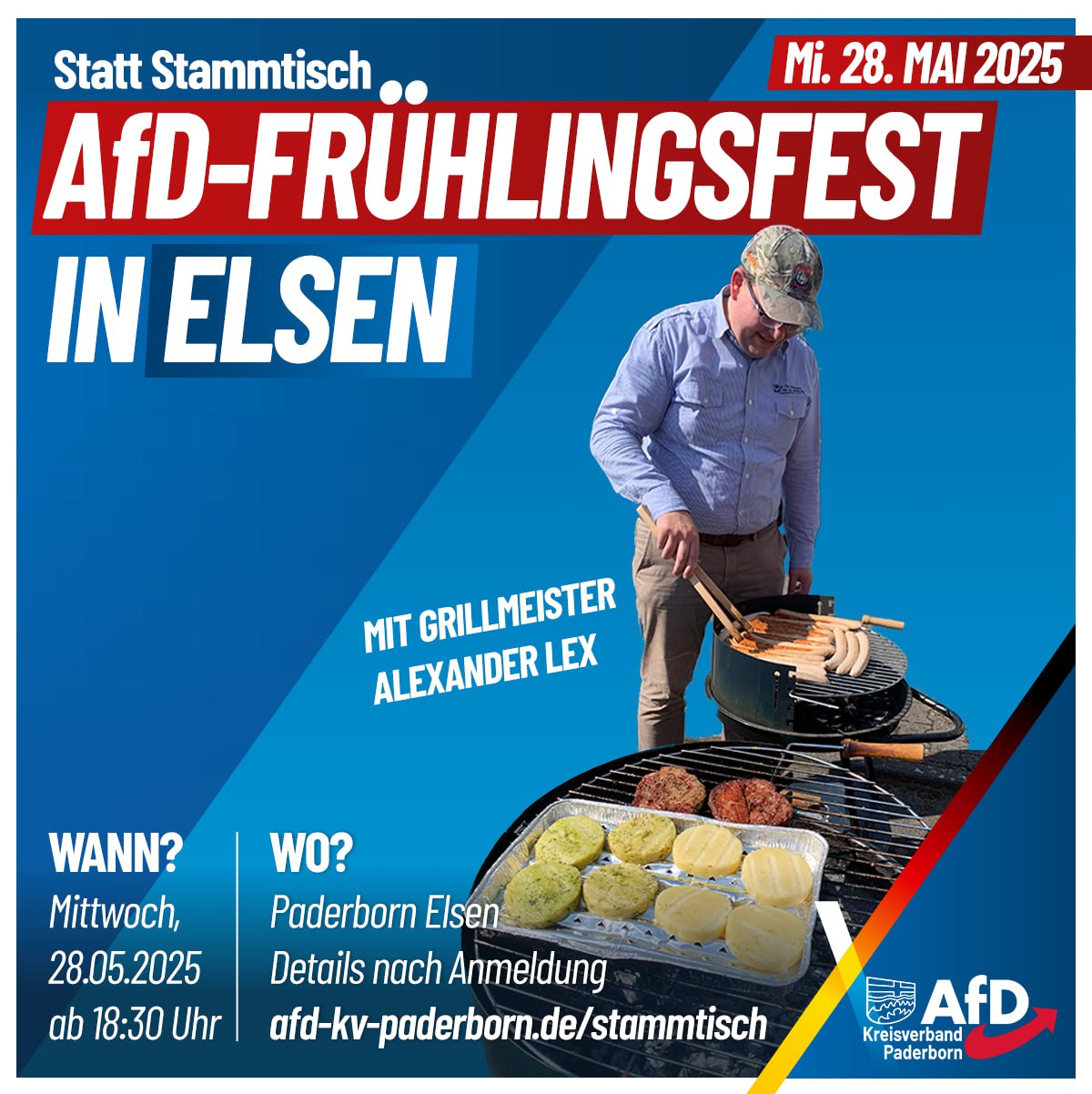 Mehr über den Artikel erfahren Frühlingsfest am 28.05. statt Stammtisch