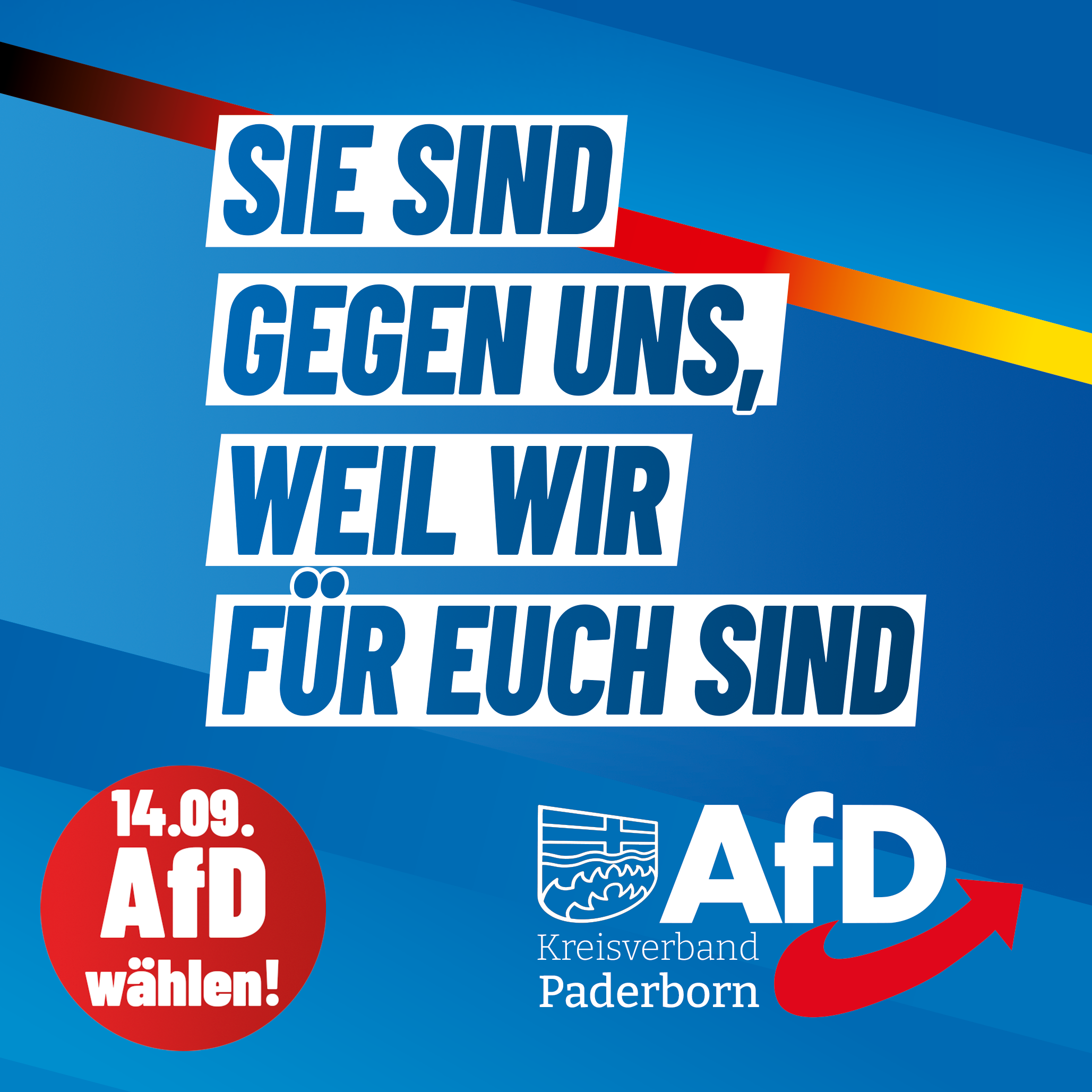 Mehr über den Artikel erfahren Sie sind gegen uns, weil wir für euch sind