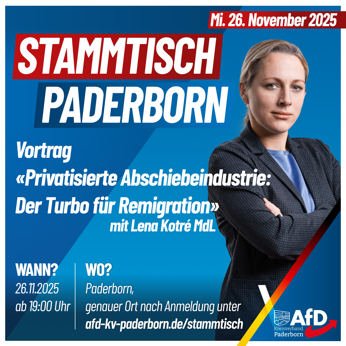 Du betrachtest gerade Stammtisch mit Lena Kotré