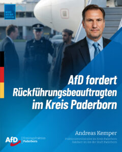 Mehr über den Artikel erfahren AfD fordert Rückführungsbeauftragten