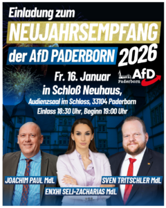 Mehr über den Artikel erfahren Neujahrsempfang AfD Paderborn 2026