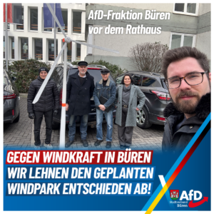 Mehr über den Artikel erfahren Gegen Windkraft in Büren