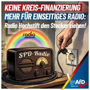 Mehr über den Artikel erfahren AfD-Paderborn fordert: Kein Cent mehr Steuergeld für das Radio Hochstift!