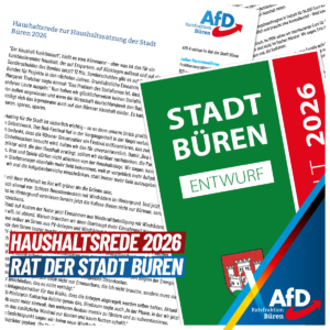 Mehr über den Artikel erfahren Haushaltsrede Büren 2026