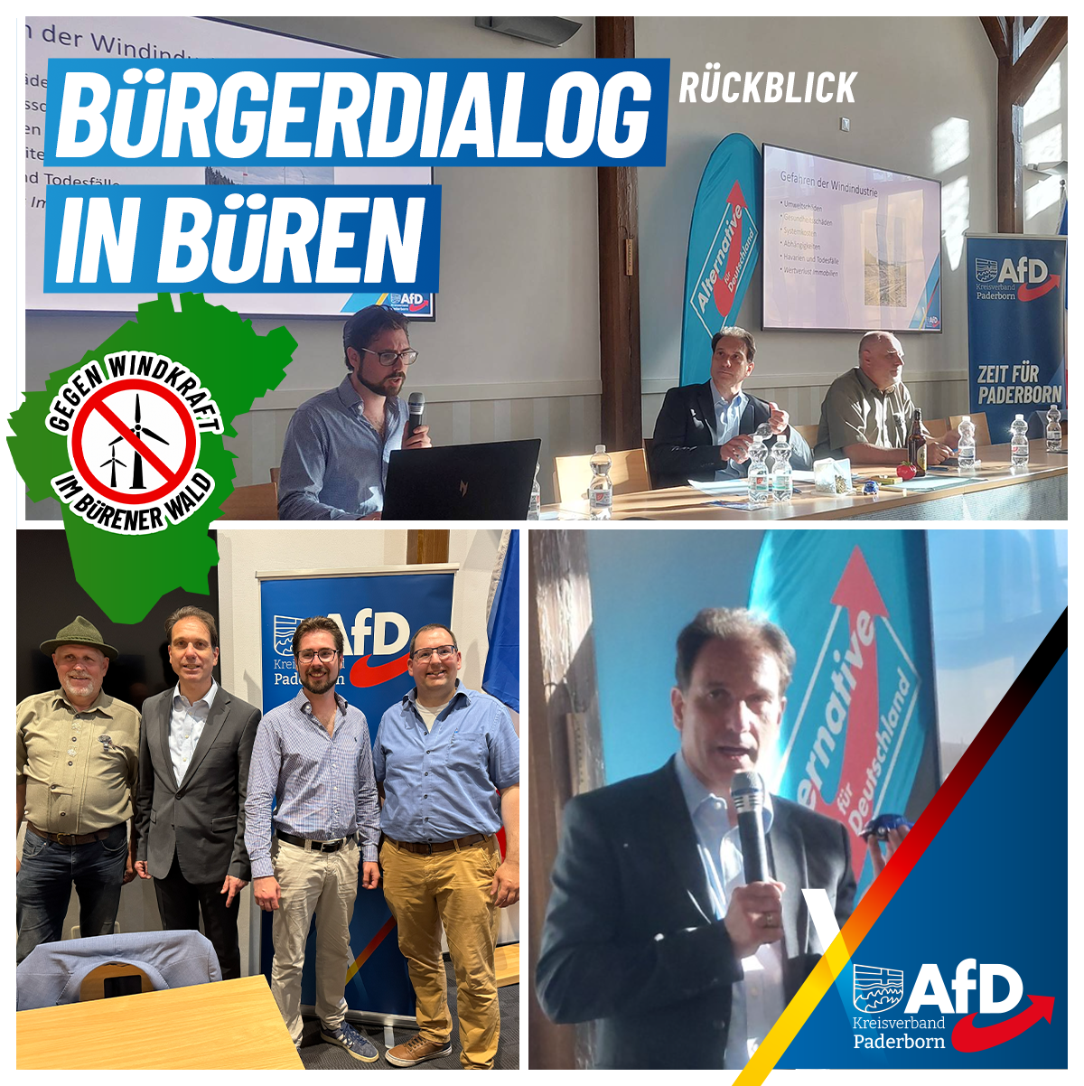 Du betrachtest gerade Bürgerdialog Risiken der Windindustrie in Büren – Rückblick