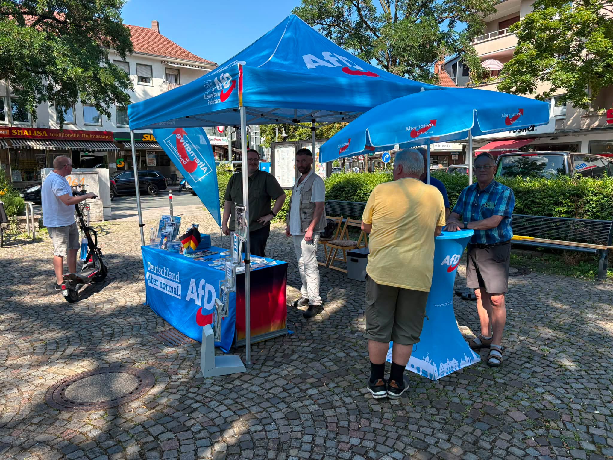 Du betrachtest gerade Infostand in Schloß-Neuhaus 16.07.26