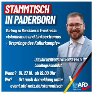 Mehr über den Artikel erfahren Oktober-Stammtisch 27.10.26